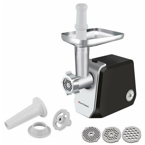 Мясорубка электрическая Swiss Diamond мясорубка электрическая с насадками для сосисок и кеббе 450000₽