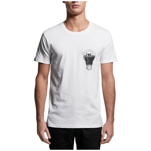 фото Футболка мужская black pack "dead light", белая