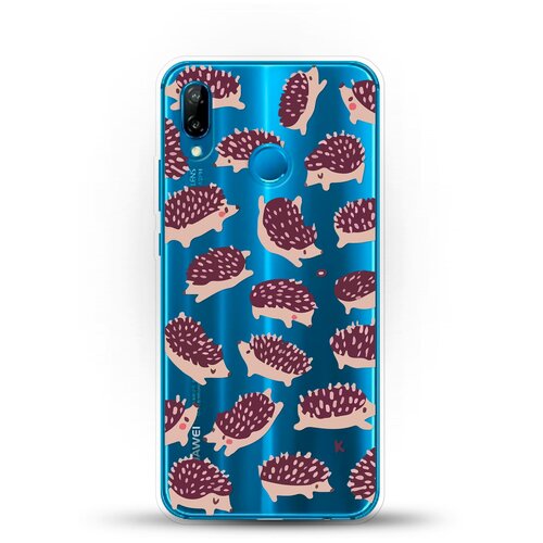 фото Силиконовый чехол ёжики на huawei p20 lite andy & paul