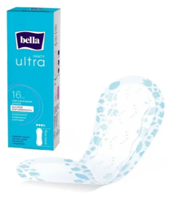 Ежедневные ультратонкие прокладки Bella PANTY ultra extra long, 16 шт