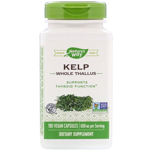 Nature's Way - Kelp Whole Thallus 600 мг (180 капсул)