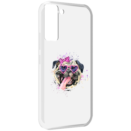 Чехол MyPads Веселая собака для Tecno Pop 5 LTE / Pop 5 Pro задняя-панель-накладка-бампер