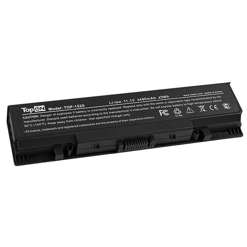 фото Аккумуляторная батарея topon для ноутбука dell 312-0576 (4400mah)