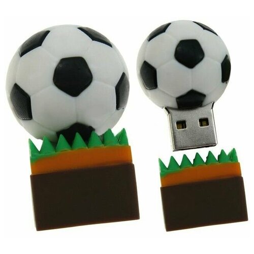 Подарочная флешка футбольный МЯЧ оригинальный сувенирный USB-накопитель 256GB USB 3.0