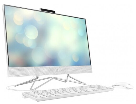 Моноблок HP 24-df1063ur AiO 238Core i3 1125G48Gb256SSDnoDVDSnow WhiteW11 USB KBD USB M