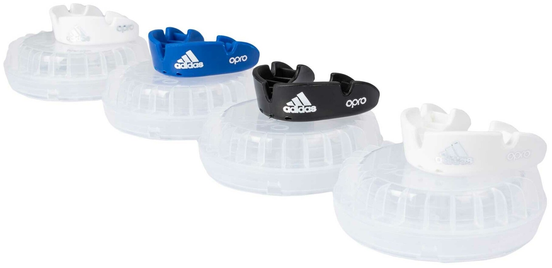 Капа одночелюстная Opro Bronze Gen4 Self-Fit Mouthguard белая Adidas - фото №4