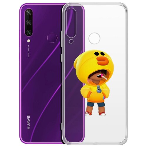 фото Чехол-накладка clear case brawl stars-леон салли для huawei y6p krutoff group