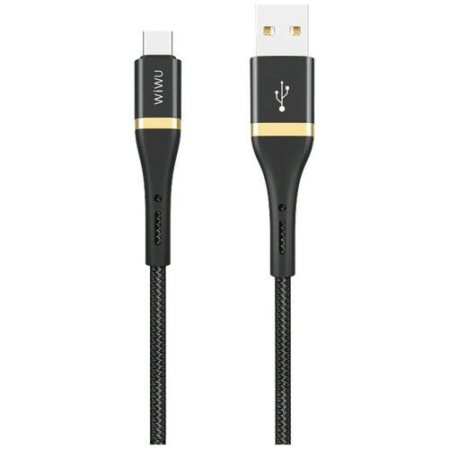 Кабель WiWU ED-101 Type-C to USB Cable (1,2 метра) чёрный кабель для зарядки и передачи данных wiwu usb to micro ed 102 2 м black