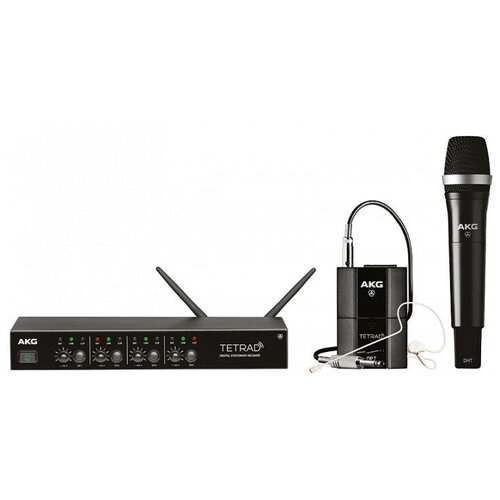 AKG DMS Tetrad Mixed Set цифровая радиосистема: DSR Tetrad, DHT Tetrad D5, DPT Tetrad, C111LP