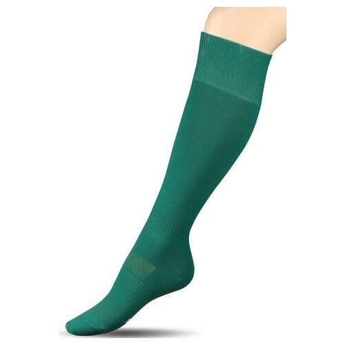 фото Гетры футбольные с уплотнением и сеткой на стопе indigo спорт 3 35-37 зеленый