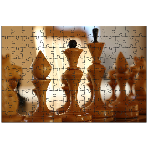 фото Магнитный пазл 27x18см."шахматы, соответствовать, выиграть" на холодильник lotsprints