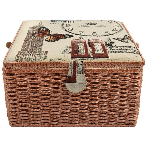 Gamma SBJ-009 шкатулка для швейных принадлежностей 315 х 315 х 19 см Городские мотивы 12188₽