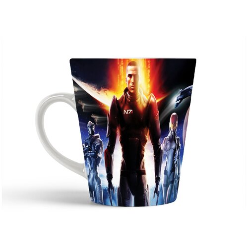 фото Кружка-латте coolpodarok mass effect персонажи трио войско