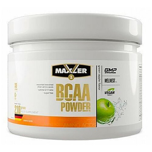 bcaa powder 500gr 50serv unflavored без вкуса аминокислота дс пфс Maxler Eu Bcaa Powder 2:1:1 Sugar Free (210 г) Клубника-Киви