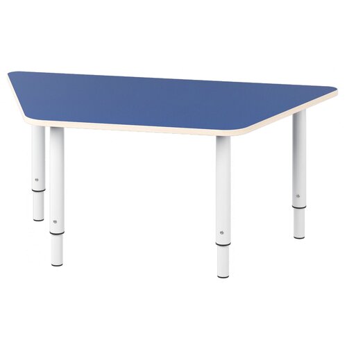 Стол трапециевидный регулируемый синий