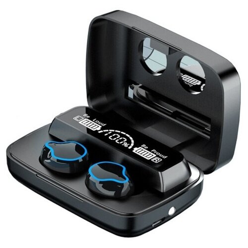 Беспроводные наушники вкладыши M9 TES Bluetooth 51 TWS цифровой дисплей зарядный кейс 2000 мАч IPX7 138900₽