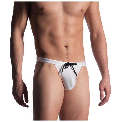 фото Плавки - танга "m911 - beach micro tanga white" / manstore / белый / размер xl