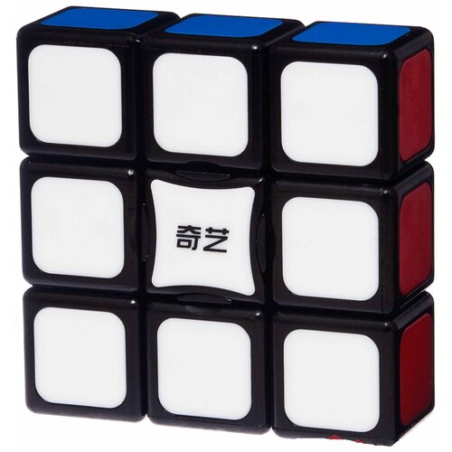 Головоломка для маленьких QiYi (MoFangGe) 3x3x1 Floppy, black головоломка спиннер qiyi mofangge 3x3x1 windmill floppy tiled