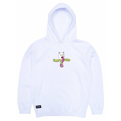 фото Толстовка ripndip micro nerm hoodie white / s