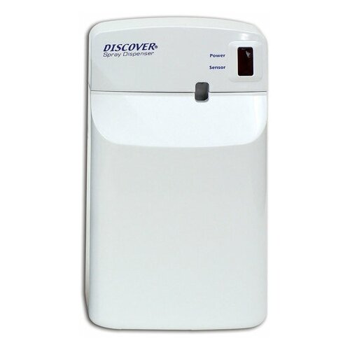 Диспенсер для аэрозольного освежителя воздуха DISCOVER, комплект 10 шт., электронный, белый