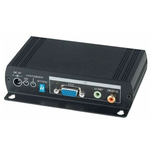 AV-BOX SC32AD Преобразователь VGA+стереозвук+цифр. звук в HDMI. С проходным выходом VGA+стереозвук av box sc24 преобразователь hdmi сигнала в sdi
