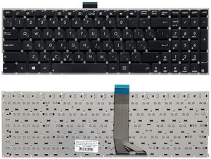 Клавиатура для ноутбука Asus X553, X553M, X553MA, X553S, X553SA Series. Плоский Enter. Черная, без рамки. PN: 0KNB0-6122FR0Q, 9Z. N8SBQ. Q0V.