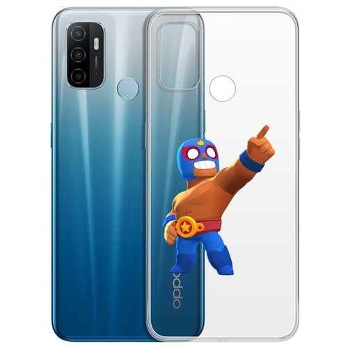 Чехол-накладка Clear Case Brawl Stars-Эль Примо для OPPO A53 (2020)/A33 (2020) чехол накладка clear case brawl stars вирус 8 бит для oppo reno4 pro 5g