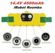 Аккумулятор для робота-пылесоса iRobot Roomba, 14,4V 4500 mAh Ni-MH Для Айробот Румба моделей 500, 510, 530, 540, 550, 560, 570, 580, 600, 700, R3