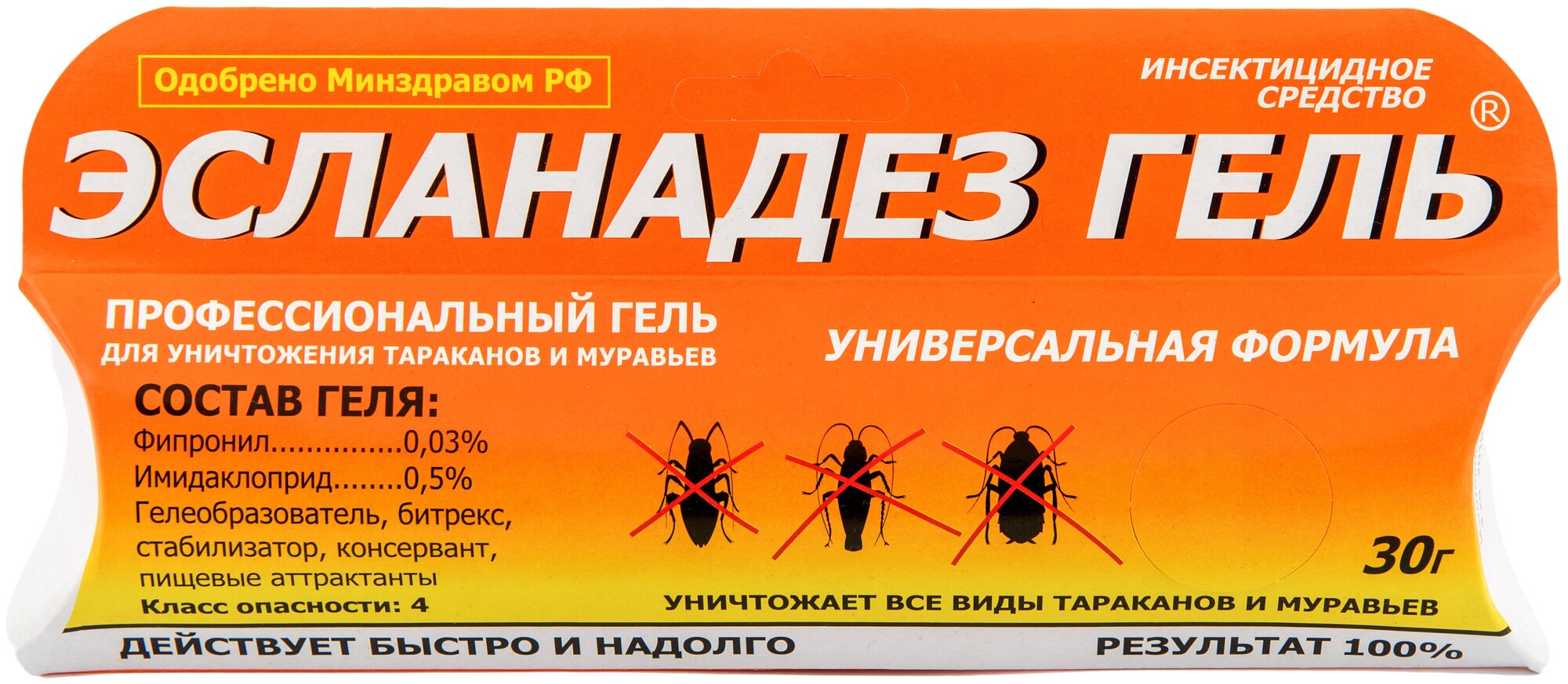 Гель Эсланадез от тараканов и муравьев (шприц), 30 мл - фотография № 1