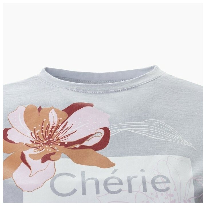 Пижама женская (футболка и шорты) KAFTAN "Cherie" р. 44-46 - фотография № 12