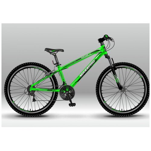 фото Велосипед maxxpro mirage 26 зелёно-чёрный
