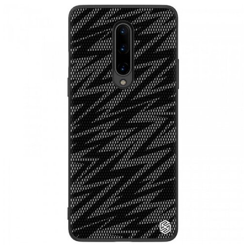 фото Nillkin twinkle lighting чехол с текстурной тканевой вставкой для oneplus 8