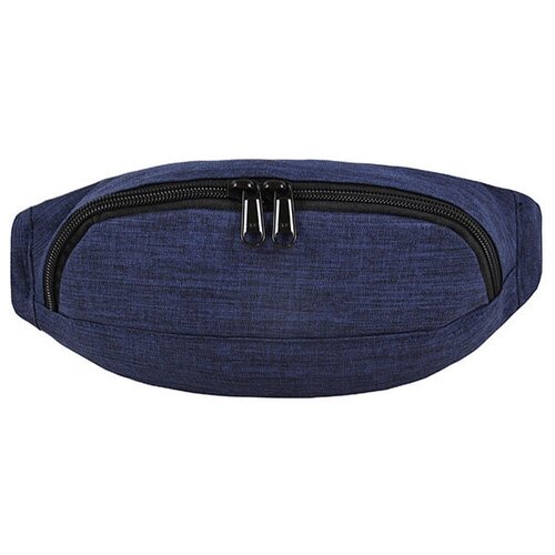 фото Сумка на пояс / street bags / sb-003-011 классическая сумка на пояс 20x6x10 см / тёмно-синий меланж (one size)