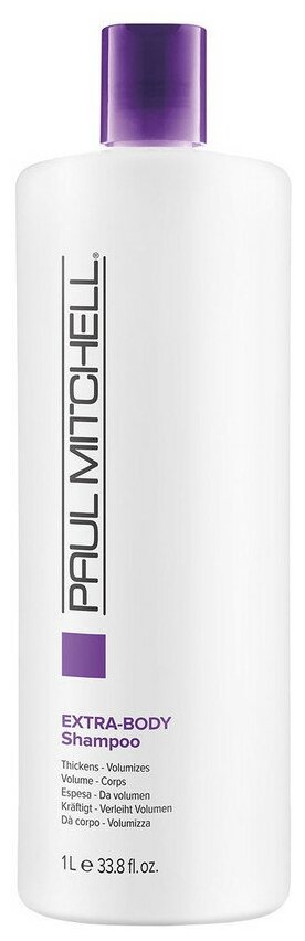 Paul Mitchell Extra-Body Shampoo - Объемообразующий шампунь для ежедневного применения 1000 мл