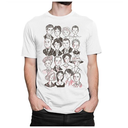 Футболка Dream Shirts Аббатство Даунтон Мужская белая S