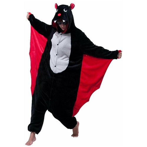 фото Костюм-пижама кигуруми (kigurumi) для взрослых дракула (размер l, рост 165-175) kigyrymi (кигуруми)