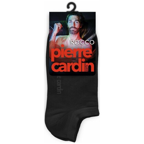 Мужские носки Pierre Cardin, 1 пара, укороченные, размер 3 (39-41), черный