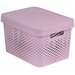 Контейнер для хранения CURVER с крышкой Infinity, 36х27х49 см, 1 шт., розовый