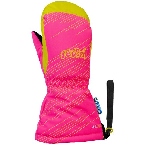 фото Варежки reusch 2020-21 maxi r-tex® xt mitten knockout pink/lime (inch (дюйм):iii)