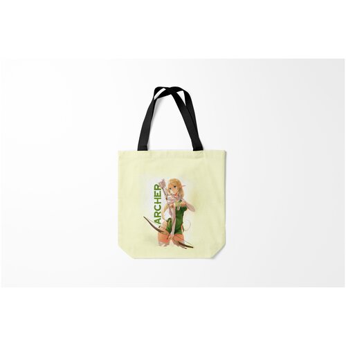 фото Сумка-шоппер / 40х40 см / аниме / повелитель тьмы другая история мира archer burnettie