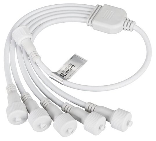Коннектор питания ARD-CLASSIC-SYNC-RGB White (230V 5 ports) (ARDCL Закрытый)
