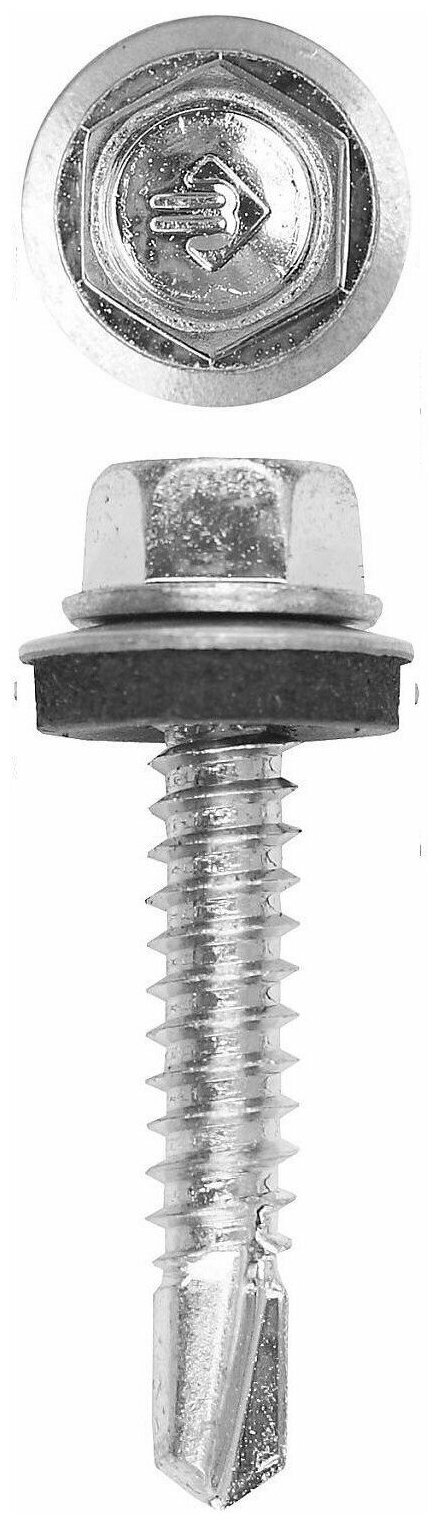 Саморезы кровельные 6.3х32 оцинкованные, 1кг (105шт)