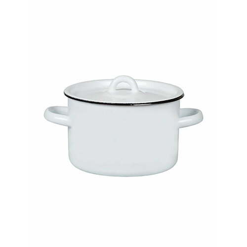 Эмалированная кастрюля с крышкой 29 л 1389₽