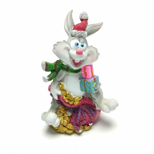 Копилка для денег С подарками. Новый год. Символ года. Принесёт удачу и сэкономит ваши денежки. С резиновым клапаном. Вечная копилка.