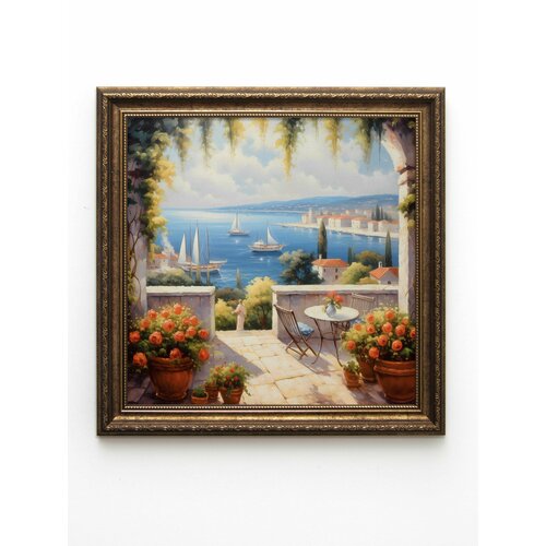 Картина на холсте в раме 