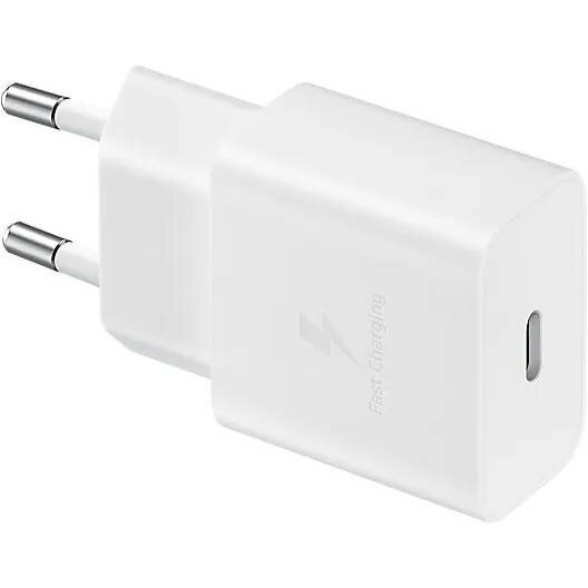 Зарядное устройство Samsung Power Adapter, 15Вт, с кабелем USB-C на USB-C, белый