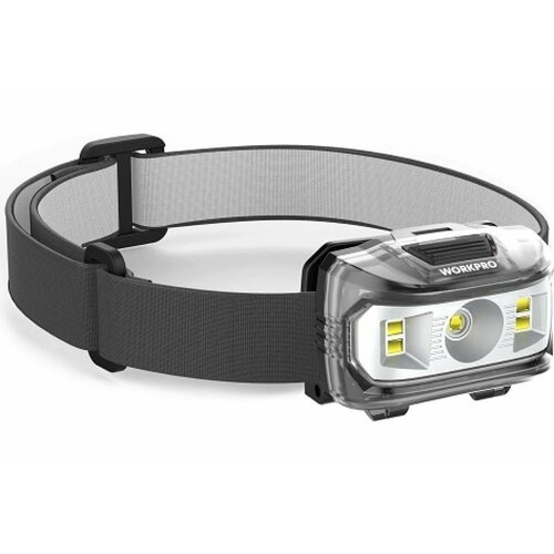 Фонарь налобный светодиодный WP353001 WORKPRO 3AAA LED 300 LM 1050₽