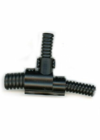 фото Переходник Т-образный под гофру 10 мм