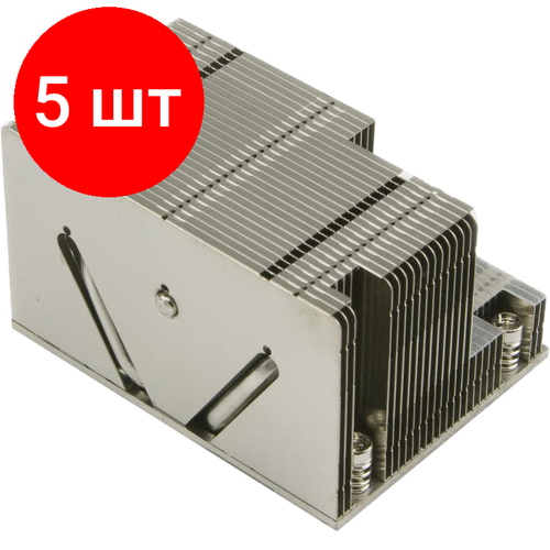 supermicro 2u active cpu heat sink socket lga1155 lga1156 snk p0074ap4 128710 snk p0074ap4 351251 Комплект 5 штук, Кулер Supermicro Heat Sink (X9/X10) LGA 2011 Xeon E5-2600 (SNK-P0048 PSC)