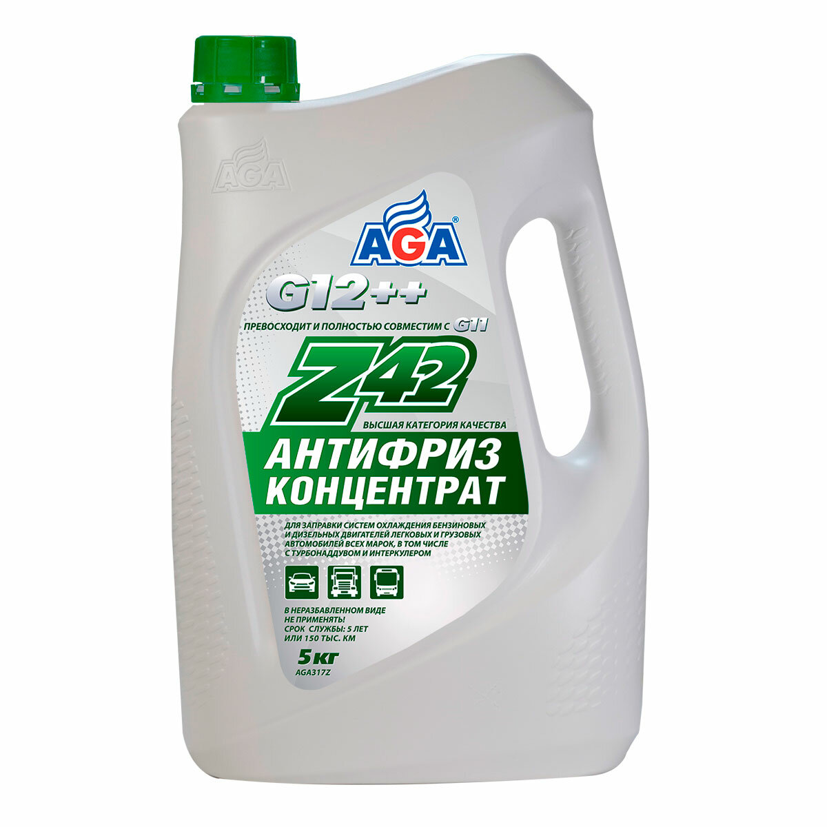 Антифриз AGA Z42. Концентрат 5 кг. AGA317Z